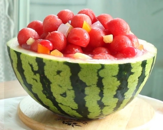 아이들을 위한 여름철 놀이-수박화채