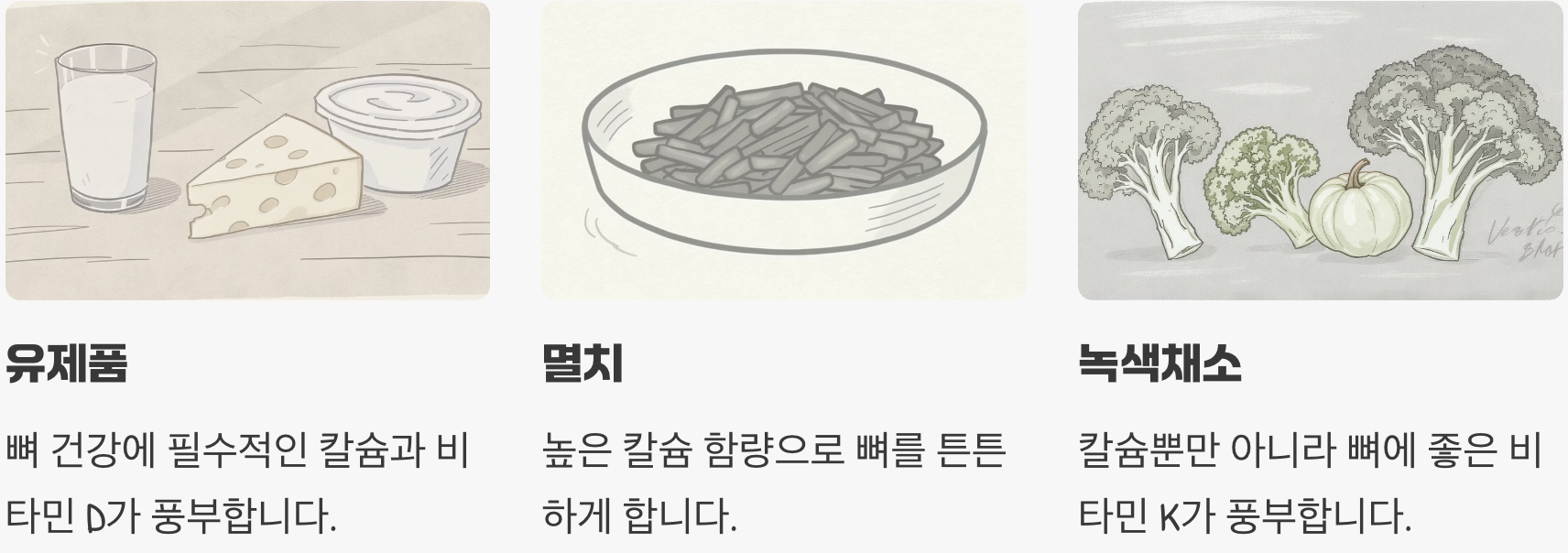 빼앗긴 칼슘, 다시 채우는 현명한 습관