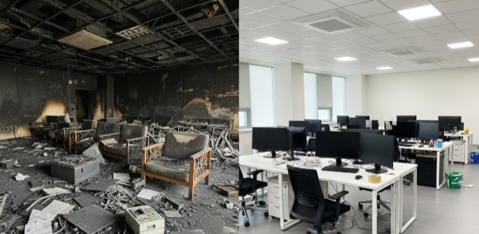 창원 화재 청소 전문