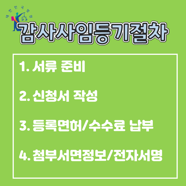 감사사임-등기절차