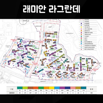 래미안 라그란데 단지도