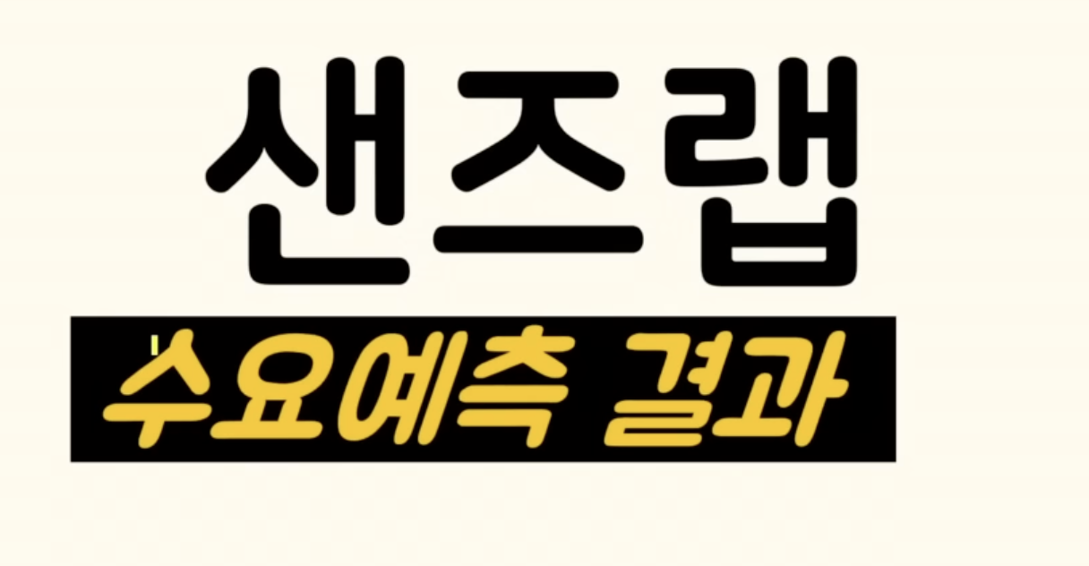 샌즈랩 공모주 수요예측 결과