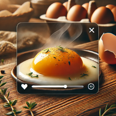 구운 계란 아래쪽이 비어 있는 이유와 과학적 원리