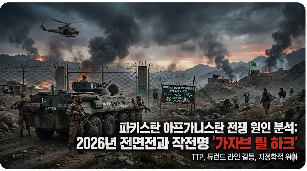 2026년 파키스탄 아프가니스탄 전쟁 원인,파키스탄 탈레반,듀랜드 라인