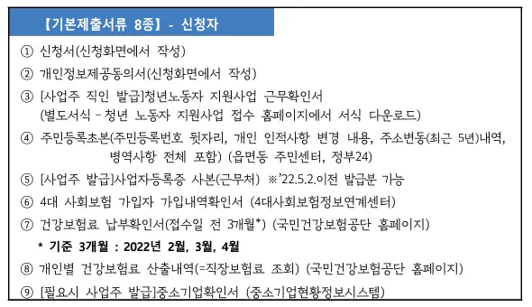 기본제출서류
