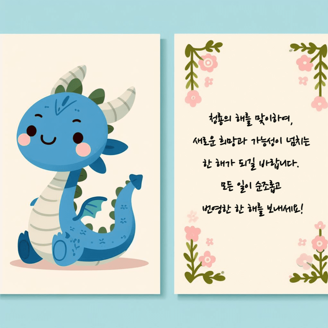 2024 청룡 새해 인사말 설날 추석 좋은글