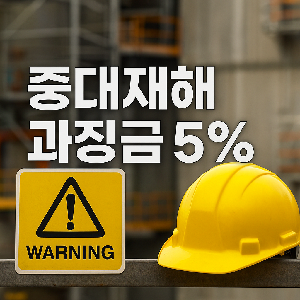중대재해과징금5%
