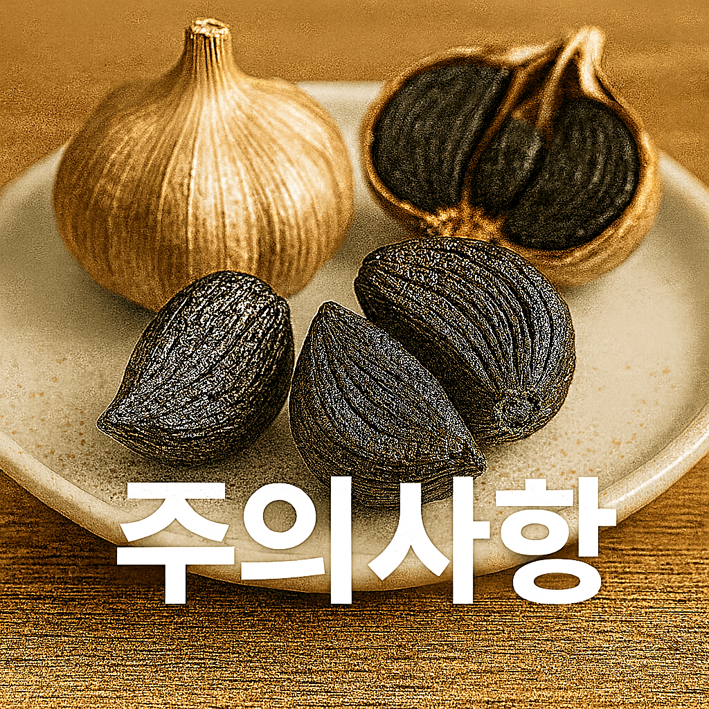 마늘 섭취 시 주의할 점