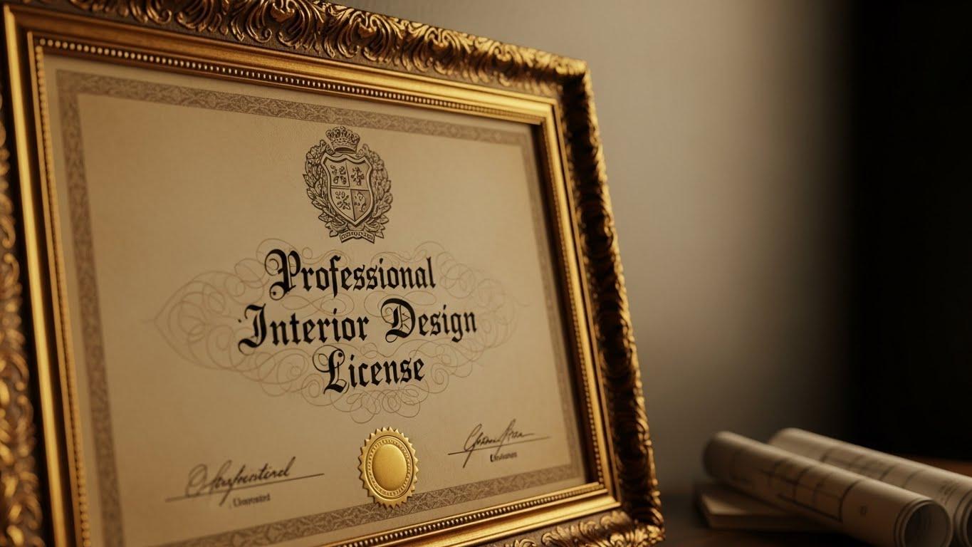 인테리어 단종면허