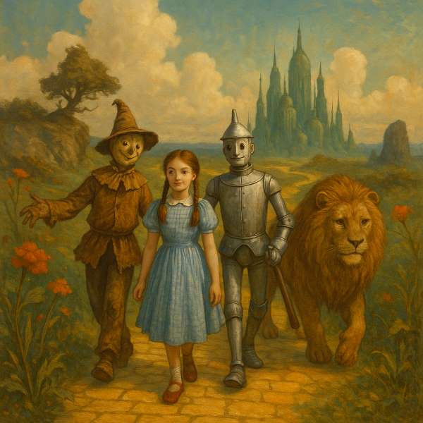 The Wonderful Wizard of Oz
오즈의 마법사, 환상의 세계를 위한 배경과 줄거리