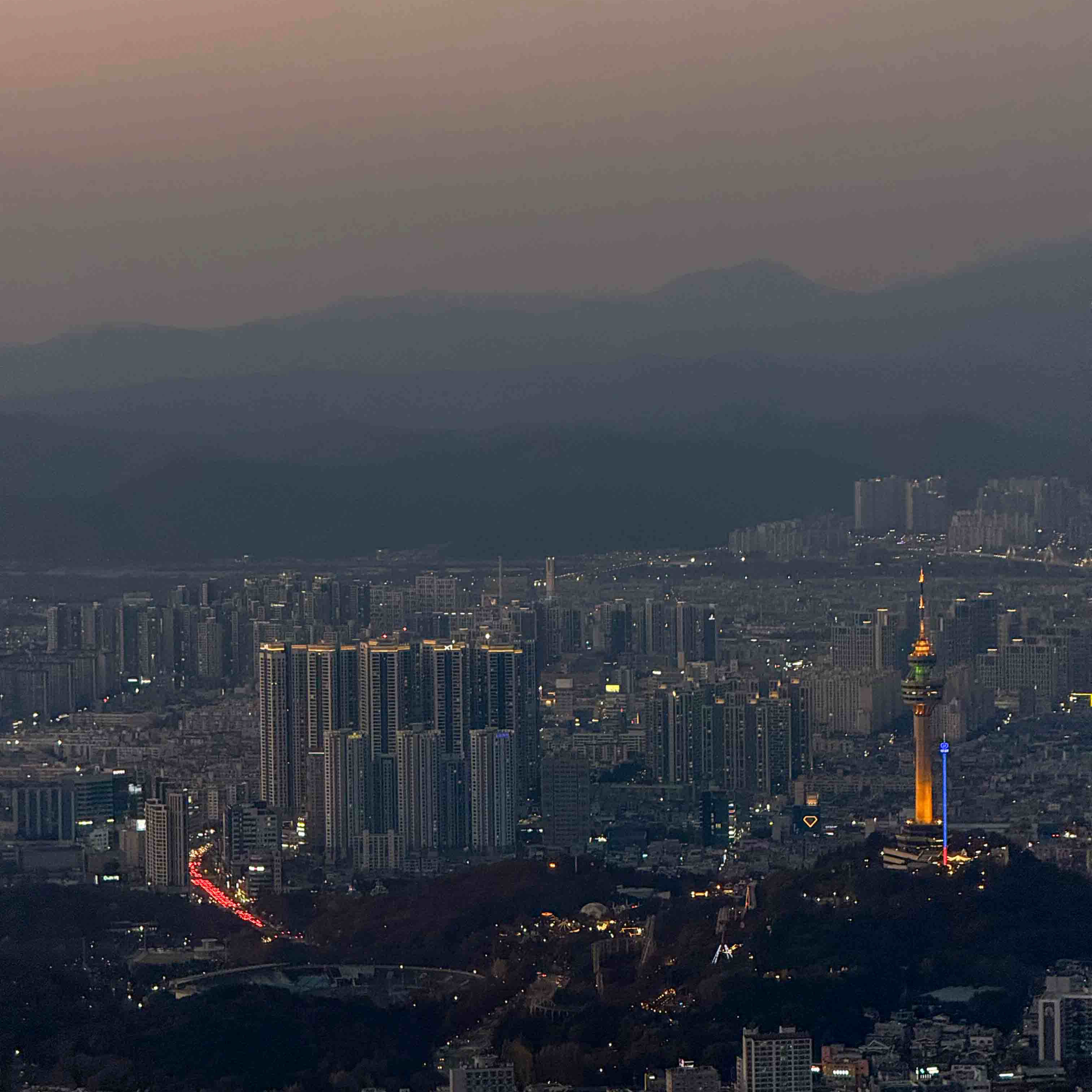 대구 앞산전망대