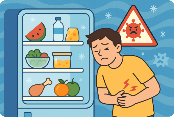 냉장고 음식과 여름철 장염 위험