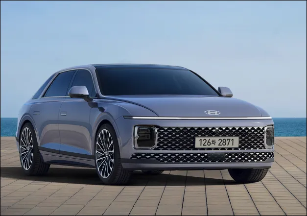 그랜저 하이브리드 앞면