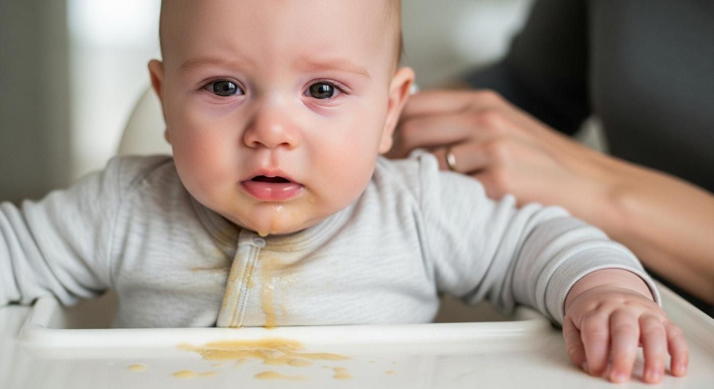 유아 독감 증상 구토