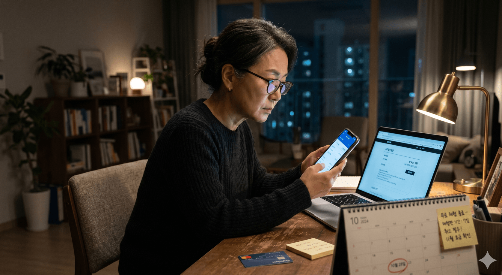 AI 앱 무료체험 자동결제 전에 결제일과 해지 방법을 확인하는 사용자