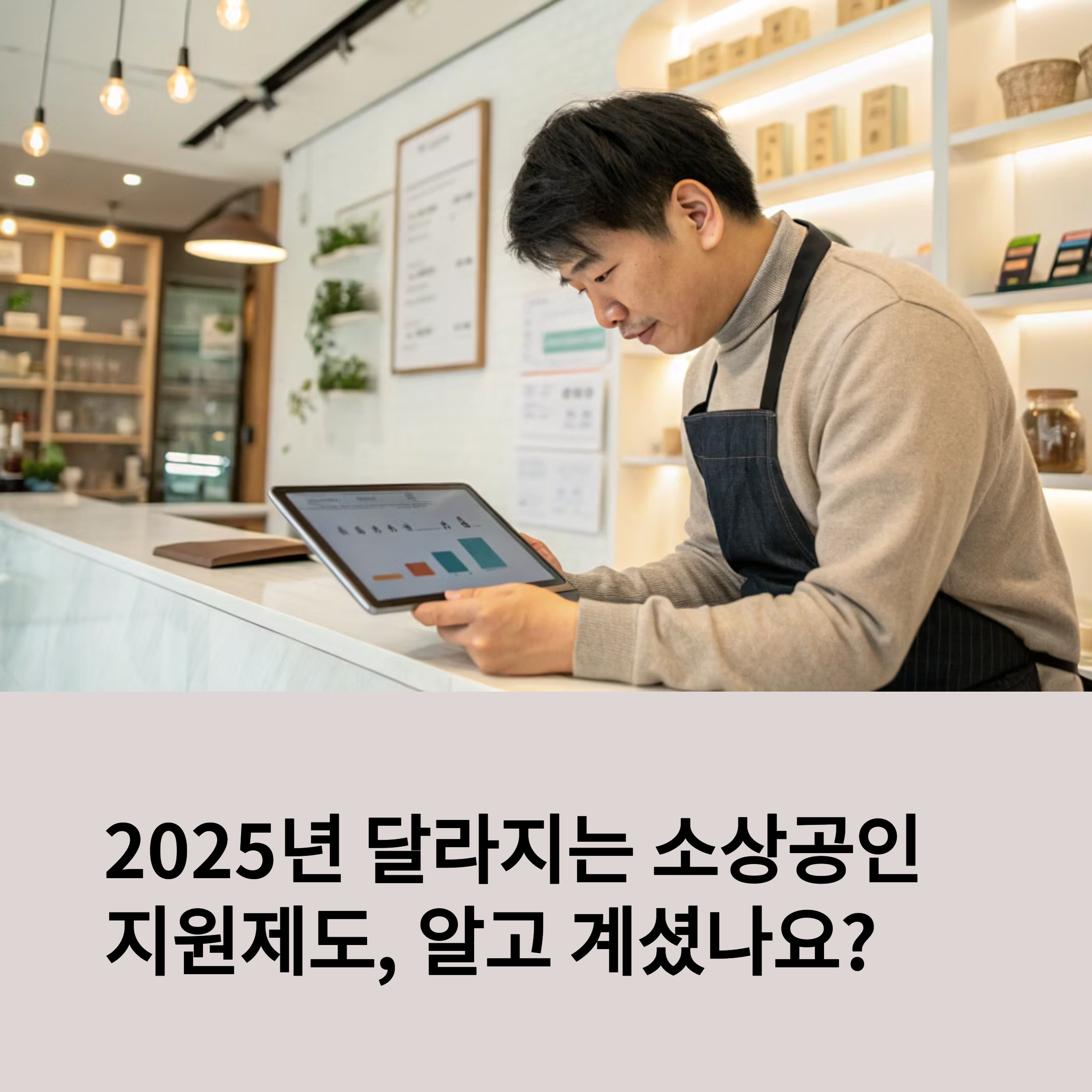 2025년 소상공인 지원제도 정부정책에 어떻게 달라지나
