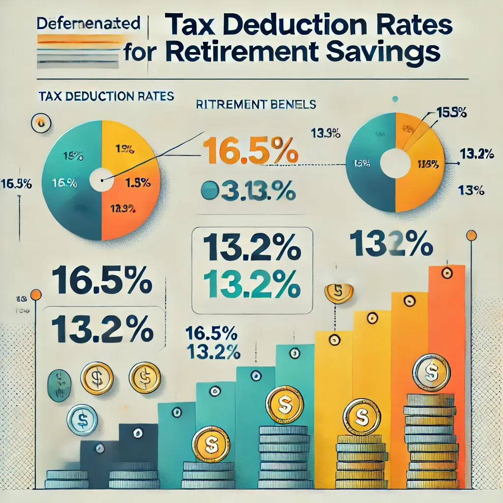 연금저축 공제율 16.5%와 13.2% 비교 차트를 포함한 인포그래픽