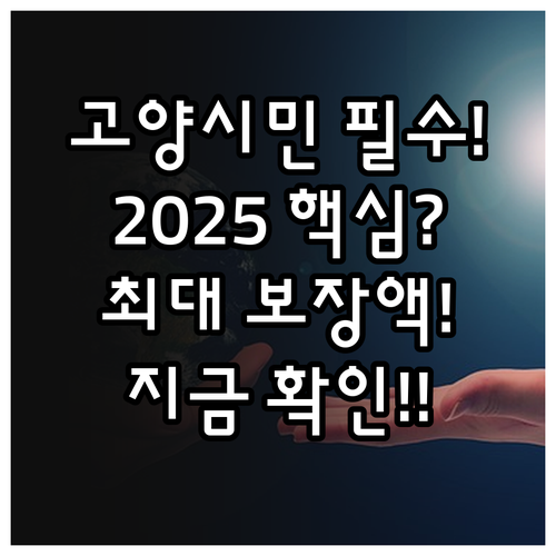 고양시 시민안전보험 2025 누가 보..