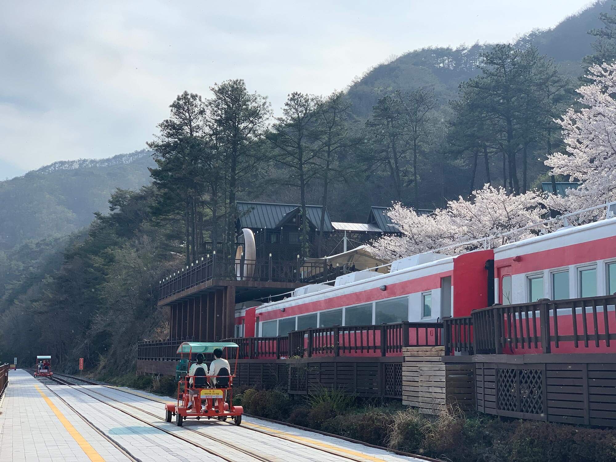 기차마을 레일바이크