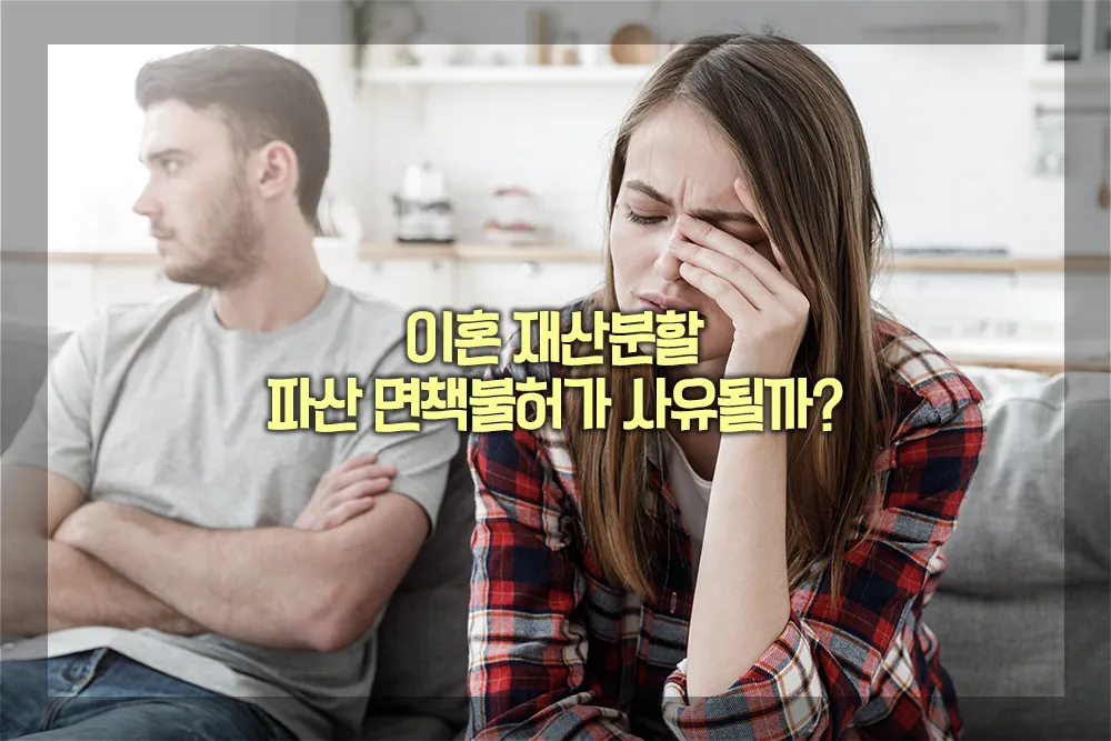 이혼 재산분할 파산 면책불허가 사유