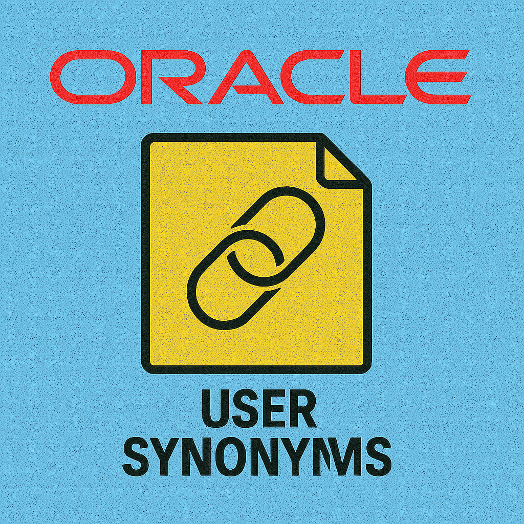 USER_SYNONYMS 뷰를 활용한 시노님 구조 완벽 이해