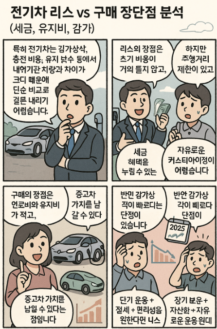 전기차 리스 vs 구매 장단점