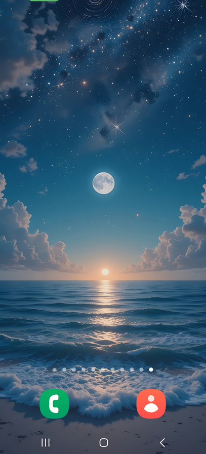 방법 1: 휴대폰 바탕화면 길게 누르기