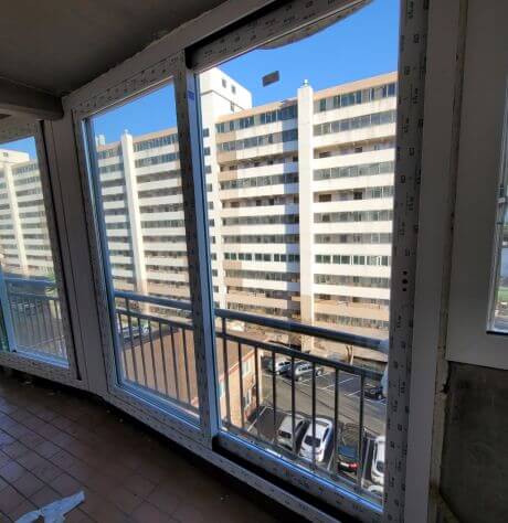 구리시 수택동 럭키아파트 베란다 내부