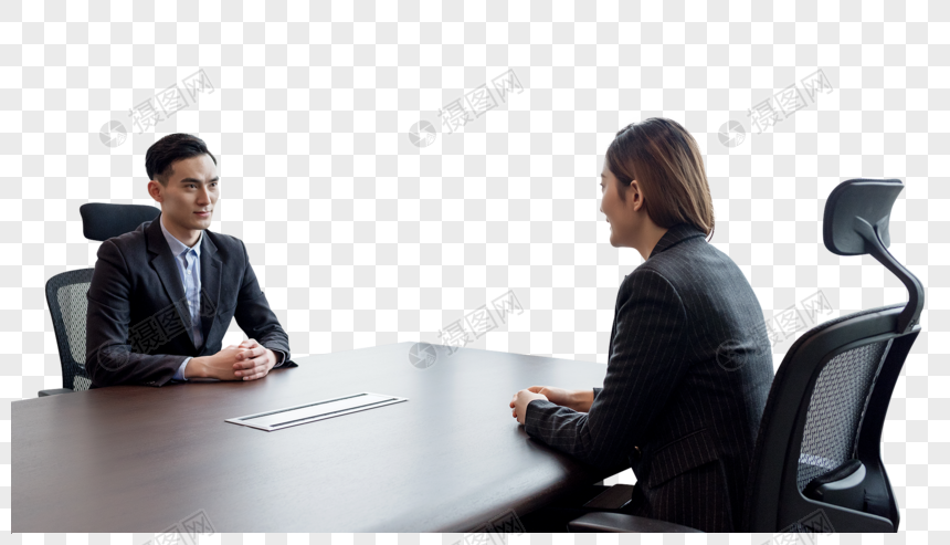 상인 협상 장면 PNG 일러스트