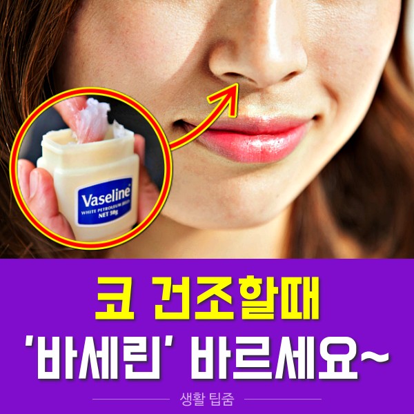 코 건조할때 바세린 효능,코속이 헐었을때 후시딘 연고