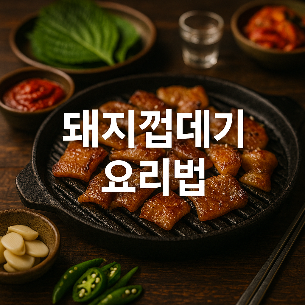 돼지껍데기 요리법