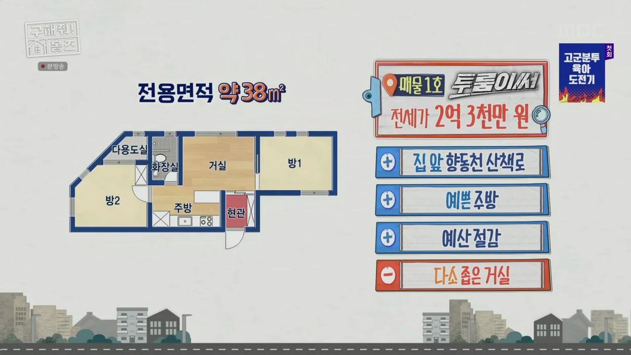 구해줘홈즈 고양시 덕양구 향동동 투룸이써 하우스 매물 가격 및 구조 인테리어 리모델링 최종선택 소개