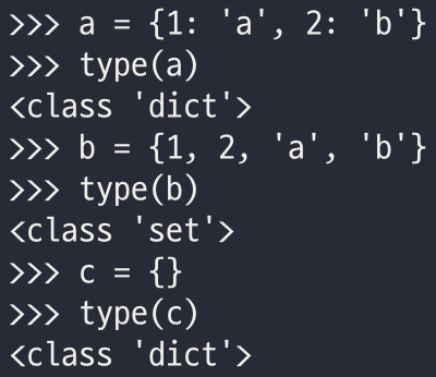 set vs dict