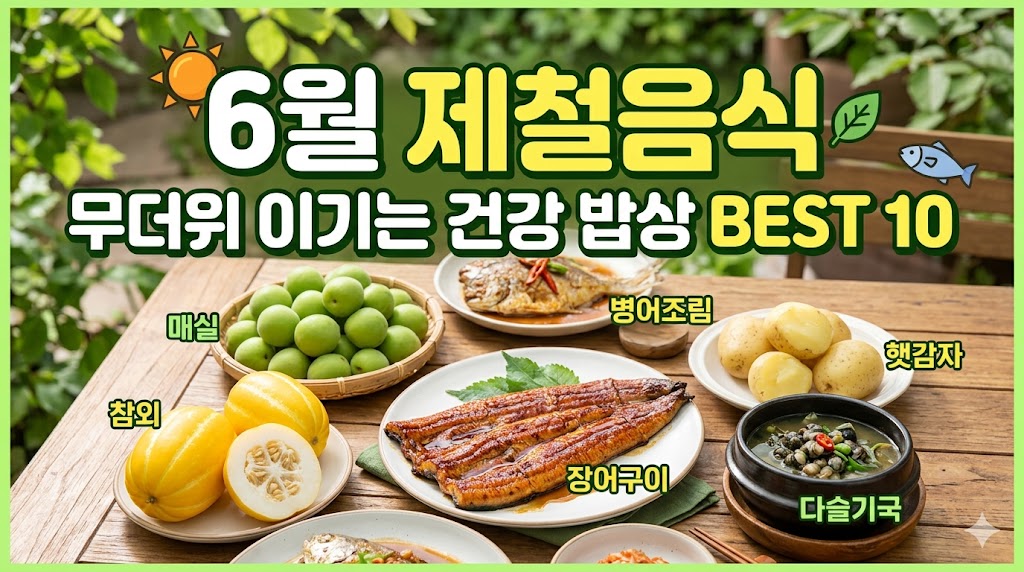 6월 제철음식