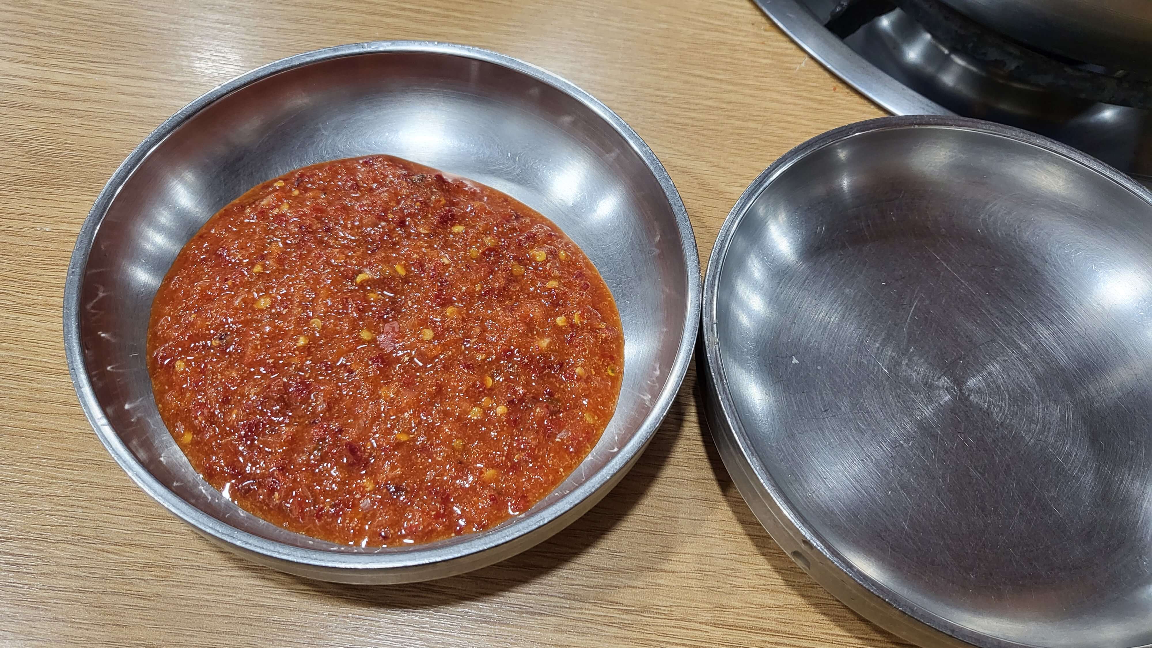 백부장집 닭한마리 소스