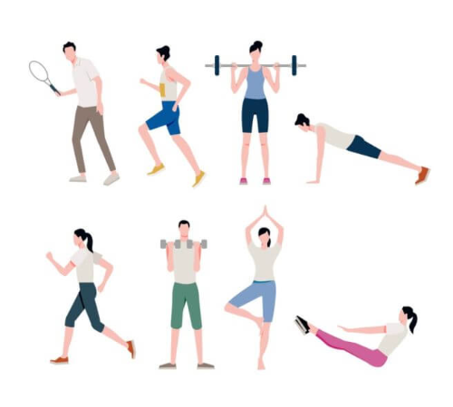 충분한 수분섭취와 운동