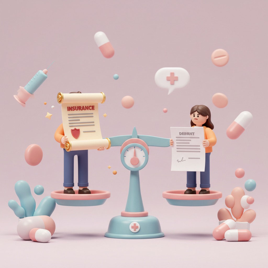 1세대와 4세대 실손보험의 차이를 표현한 비교 이미지