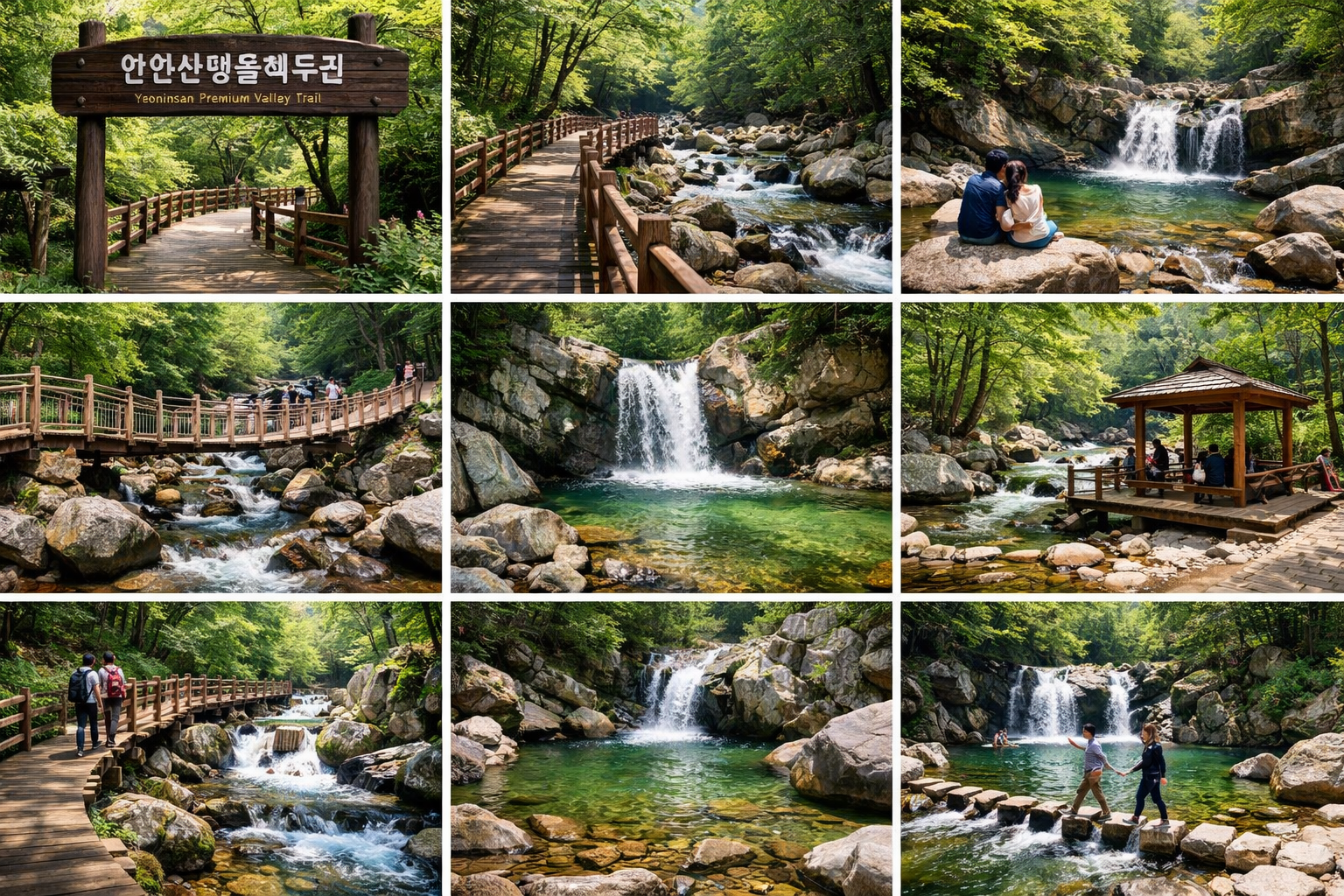 연인산 계곡길 걷기여행