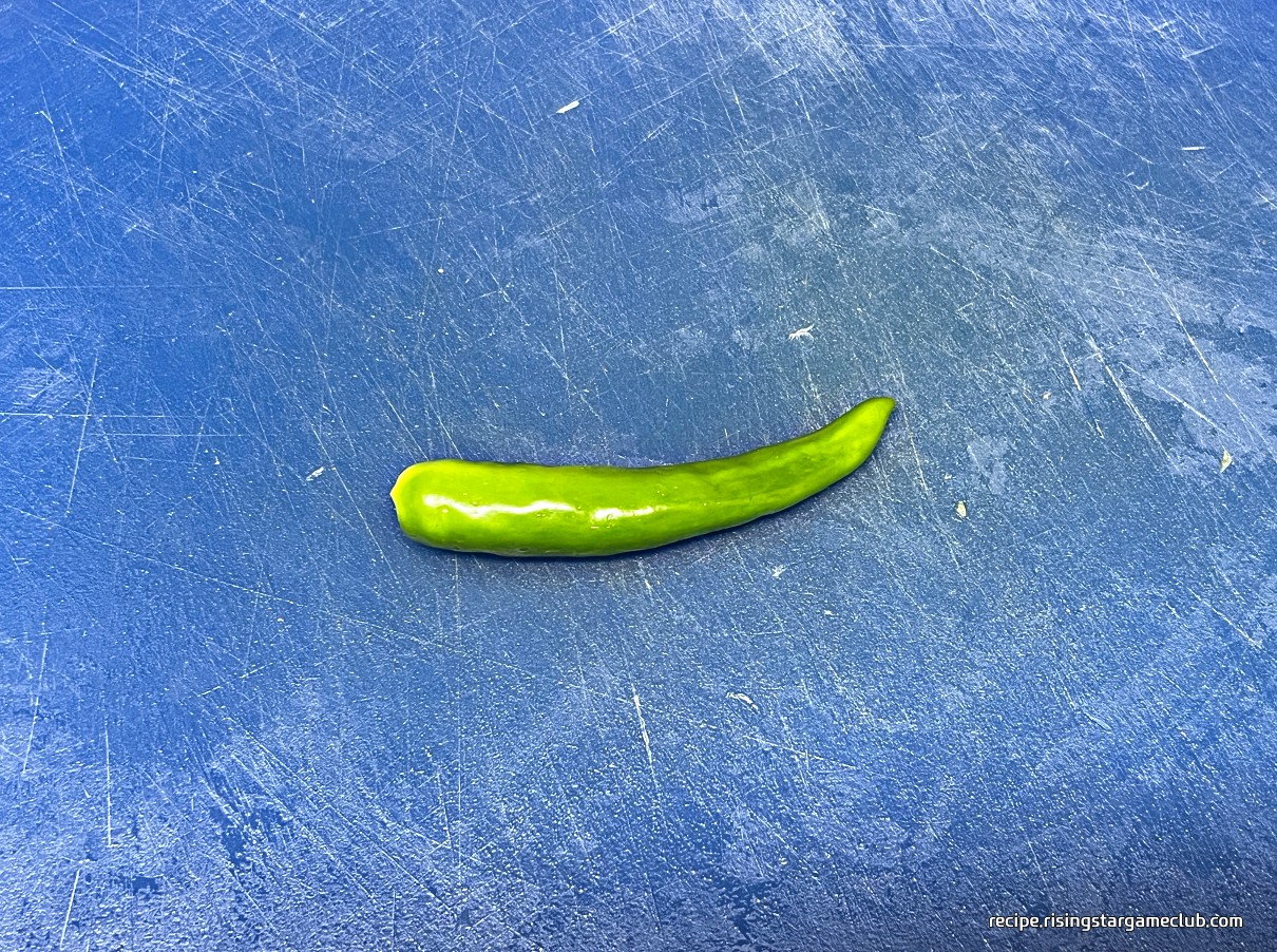 바지락 칼국수에 넣을 청양고추 사진