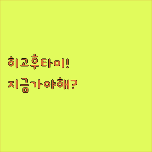 구마모토 히고후타미 역 방문 시기 추..