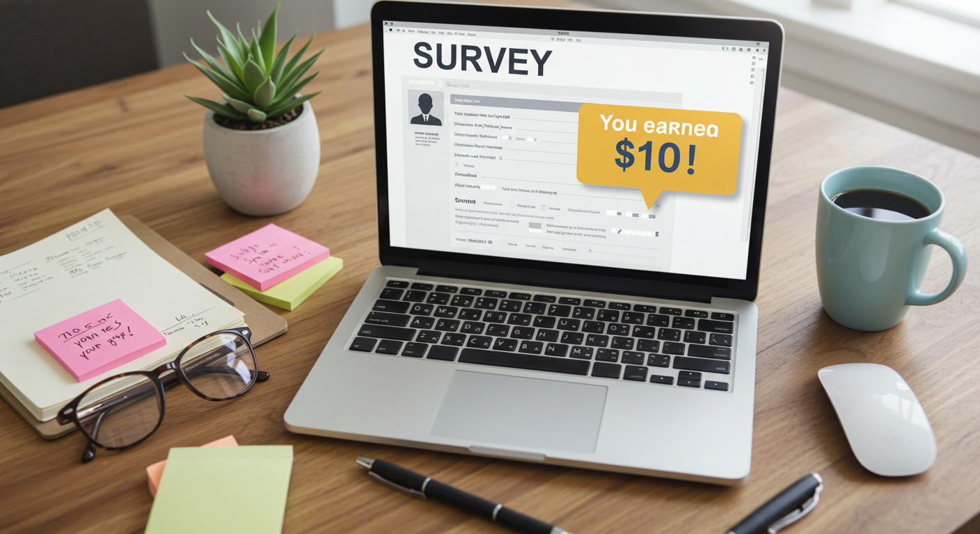 하루 10분 설문 참여로 수익 만드는 부업 방법 총정리