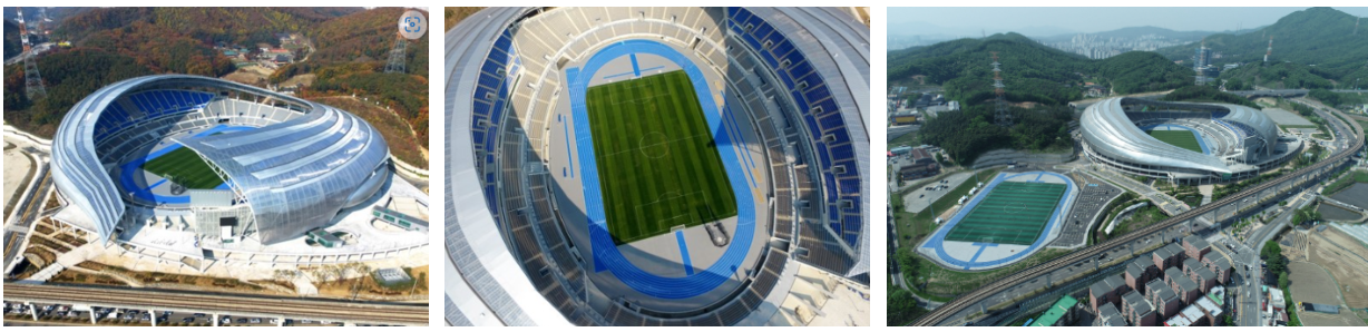 이라크전 경기장 용인미르스타디움