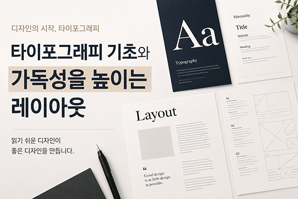 타이포그래피 기초와 가독성을 높이는 레이아웃