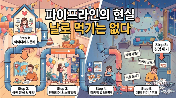 파이프라인의 현실, 날로 먹기는 없다