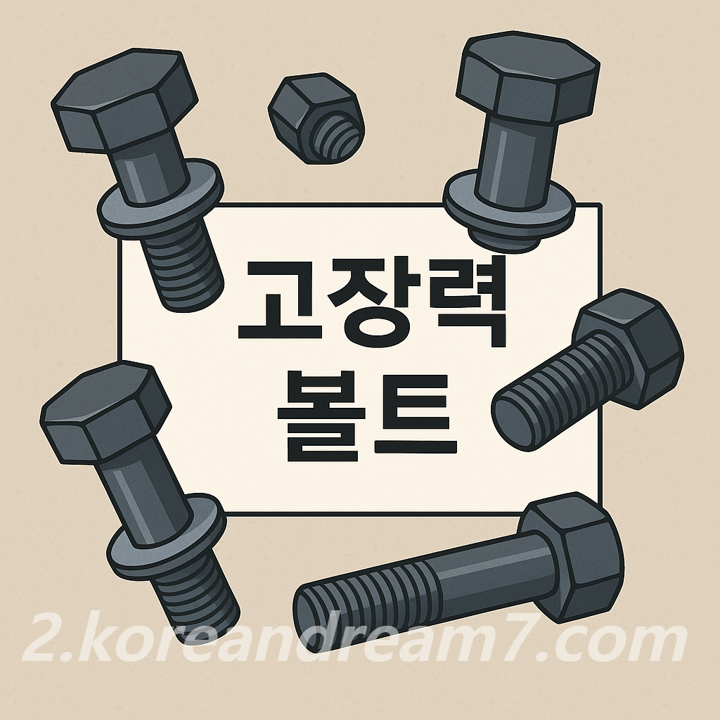 고장력볼트 3가지 종류 및 장단점