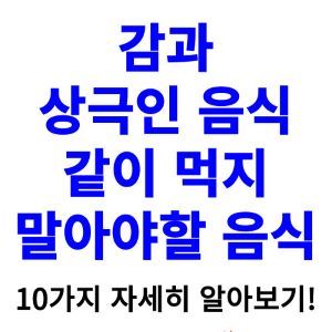 감과-상극인-음식-같이-먹지-말아야할-음식-10가지