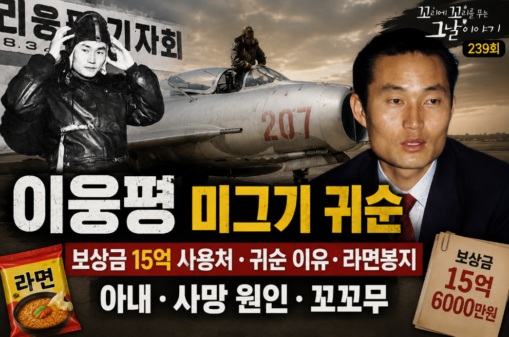 이웅평 미그기 귀순|보상금 15억 행방·귀순 이유·프로필·아내·사망 원인