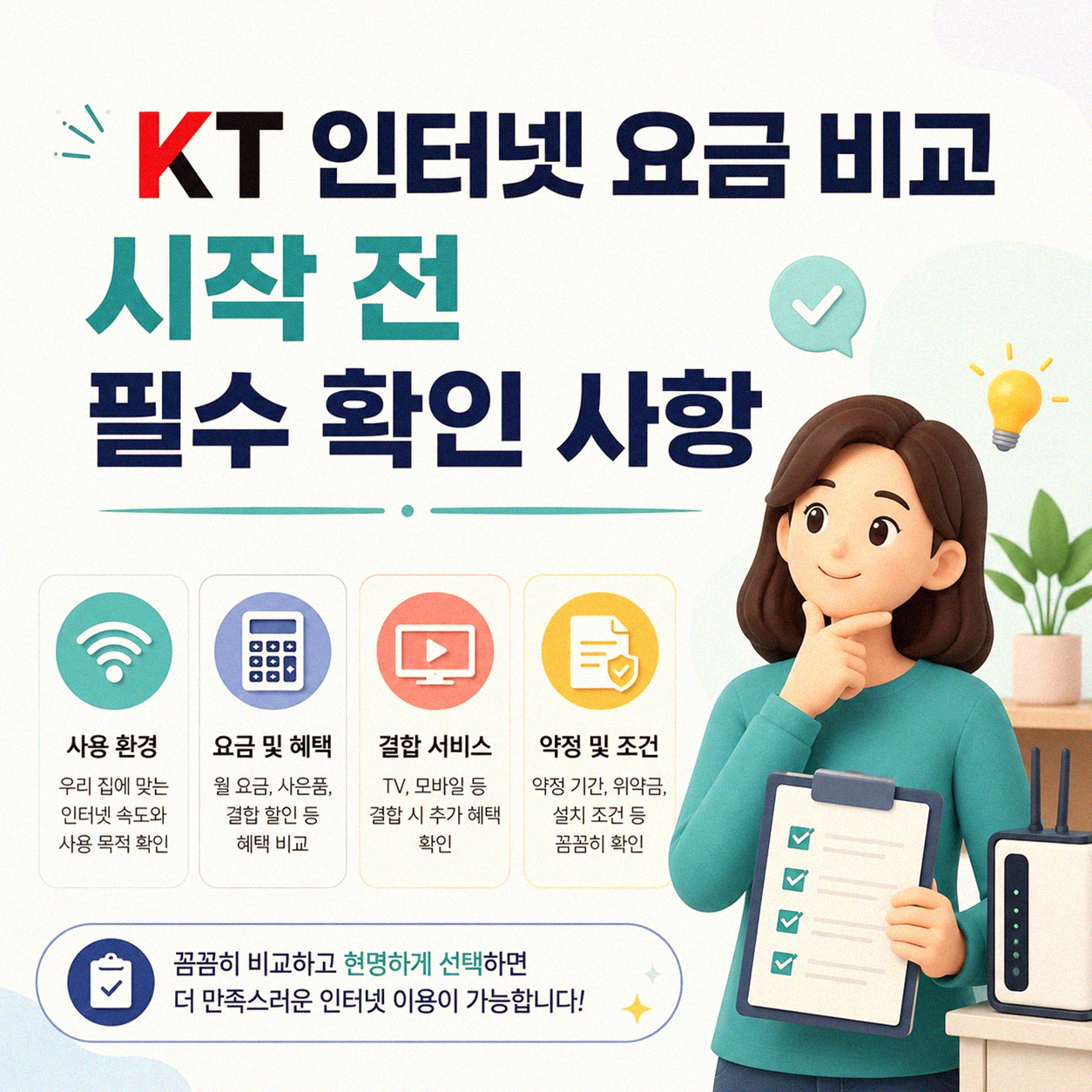 KT 인터넷 요금, 알아두면 도움 되는 정보