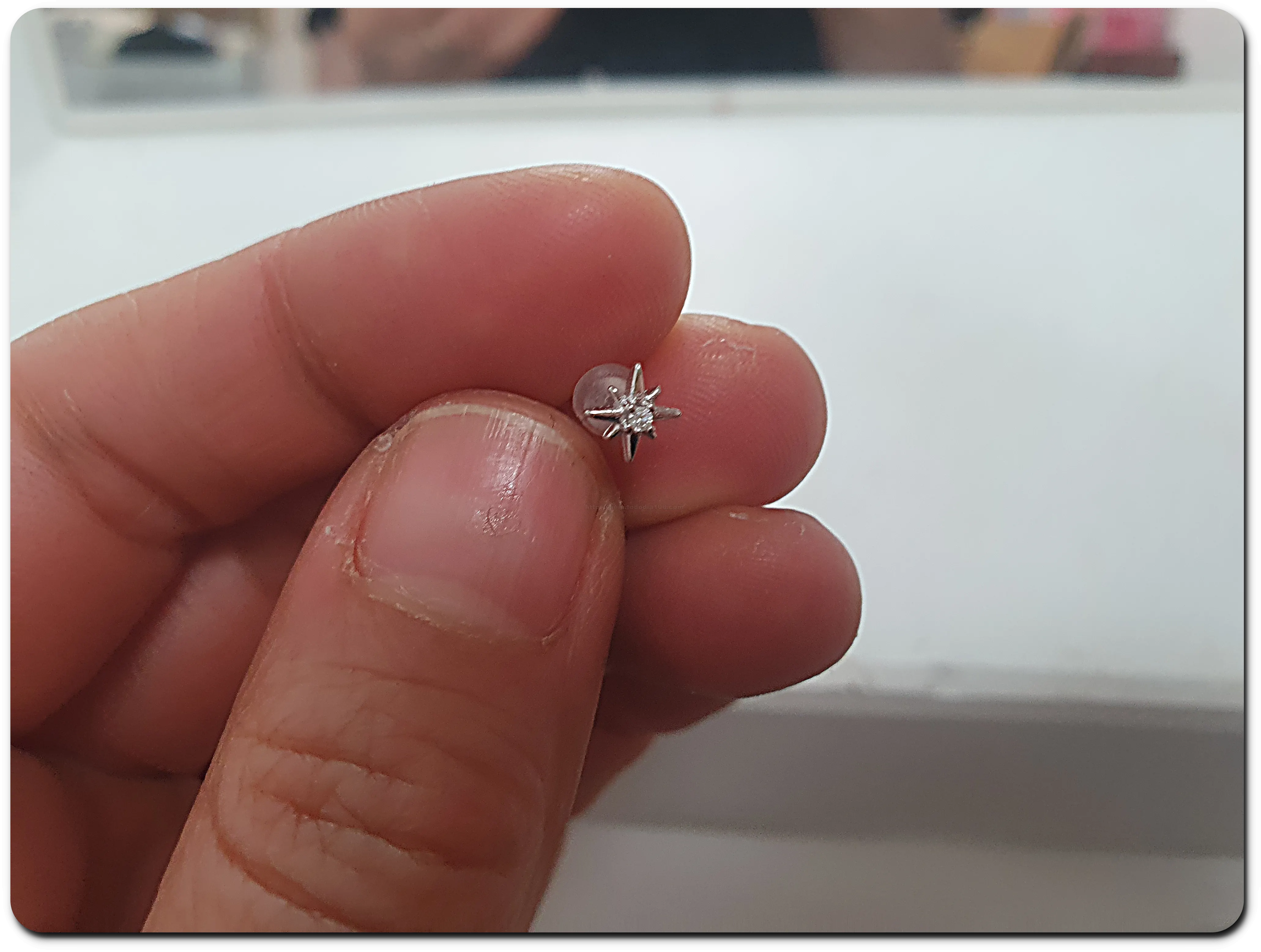 테무쇼핑에서 산 별 귀걸이