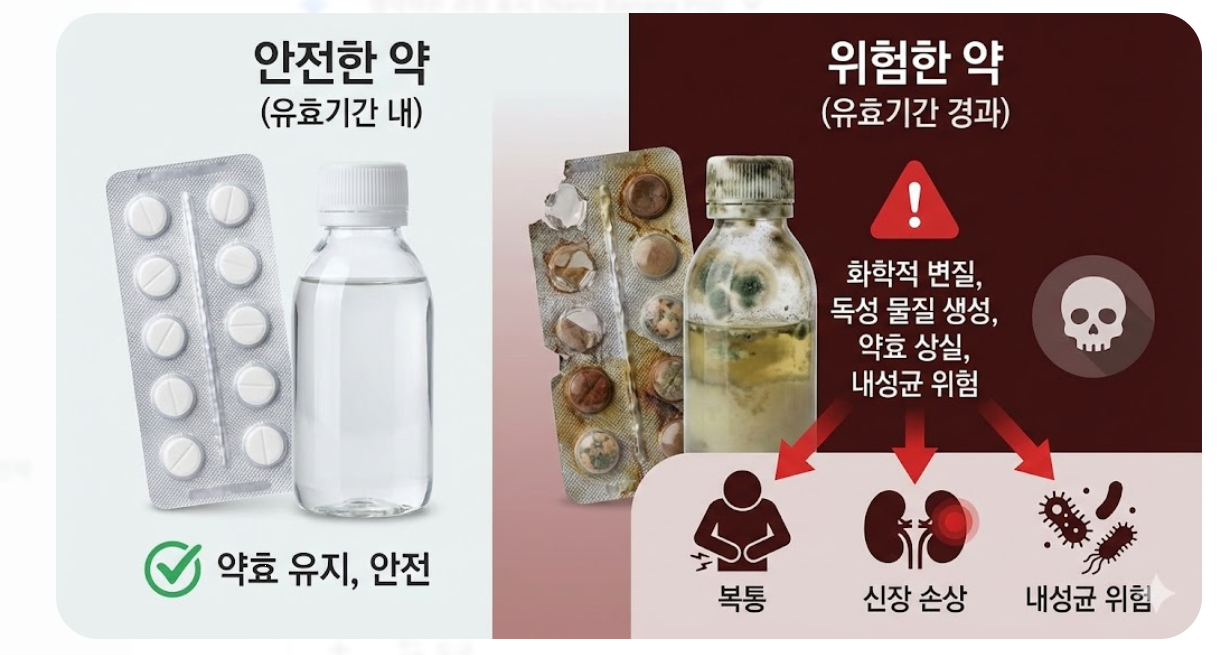유효기간 지난 약은 절대 복용 불가